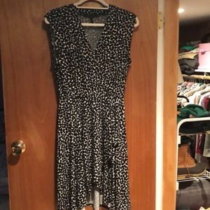 BCBG wrap waist dress